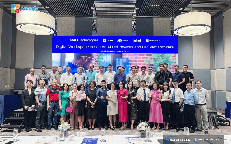 hội thảo Digital Workspace based on AI Dell devices and Lac Viet software