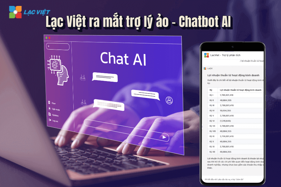 Lạc Việt ra mắt trợ lý ảo - Chatbot AI tích hợp trong giải pháp LV-DX