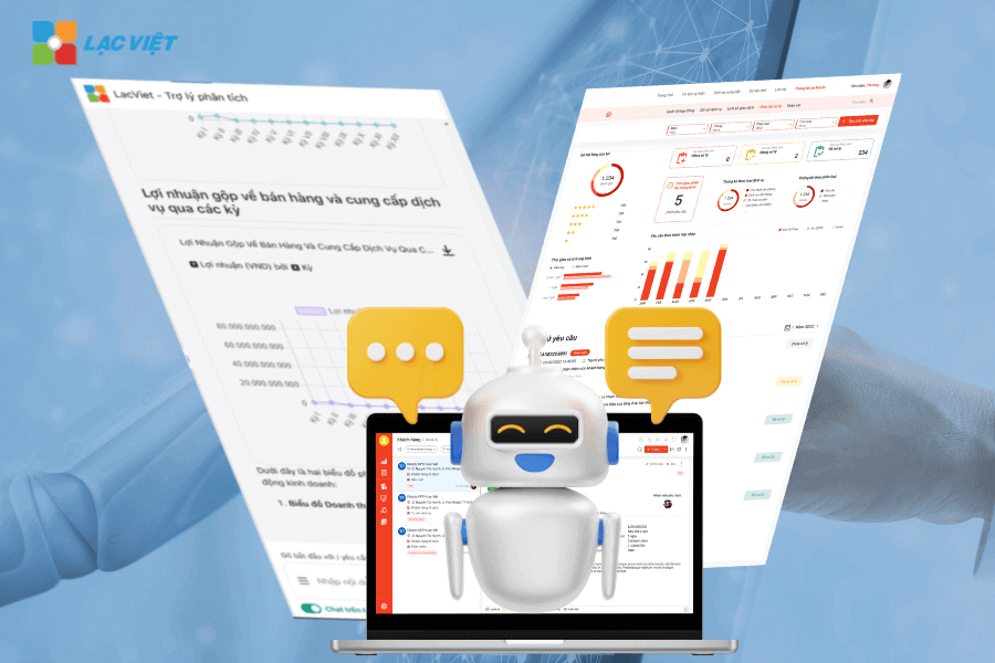Trợ lý ảo chatbot AI tích hợp trong giải pháp LV-DX