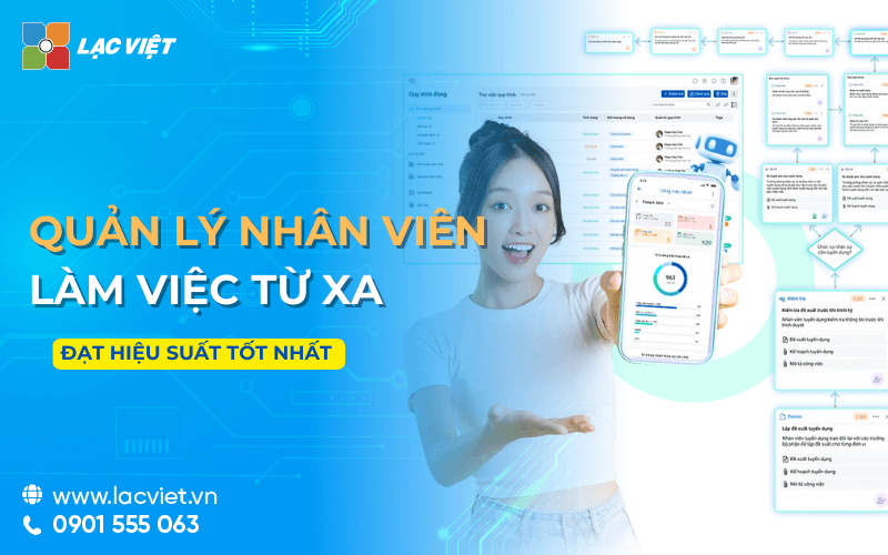 Cách để quản lý nhân viên làm việc từ xa đạt hiệu suất tốt nhất