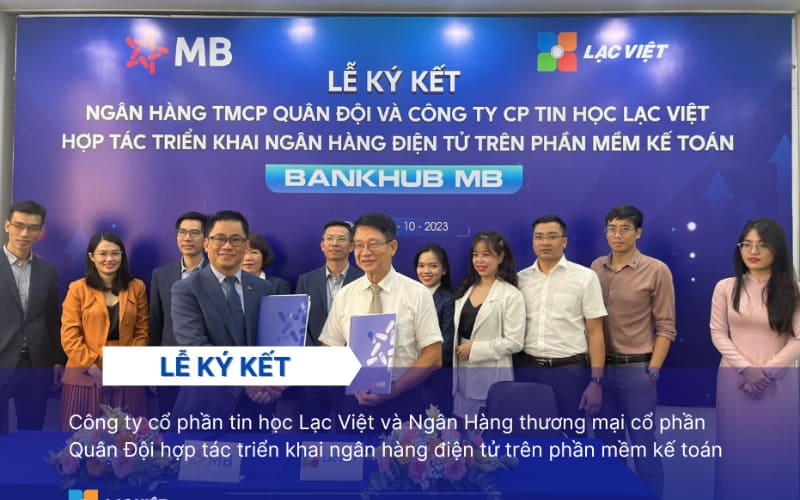 Lạc Việt và MB Bank hợp tác triển khai ngân hàng điện tử