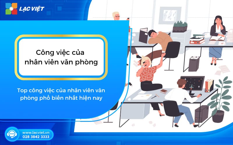 công việc của nhân viên văn phòng