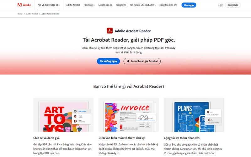 ký chữ ký số trên file pdf adobe reader