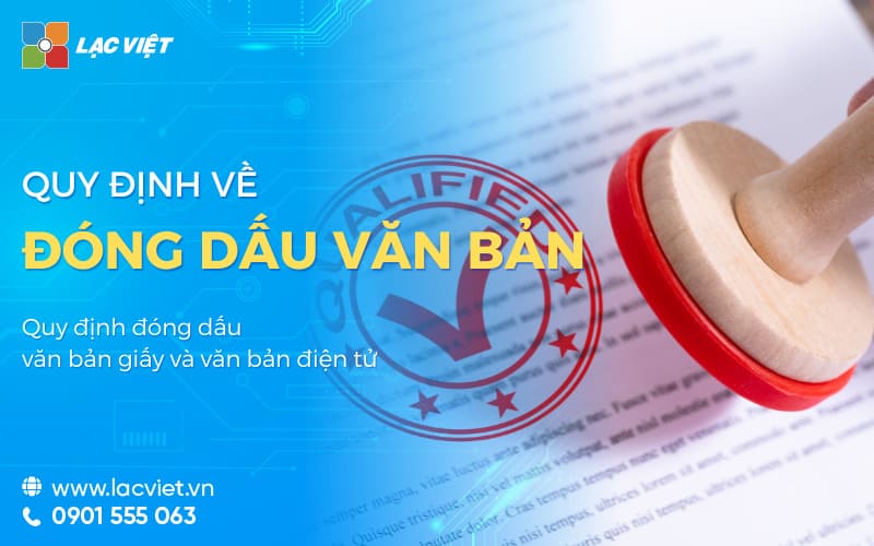 quy định về đóng dấu văn bản