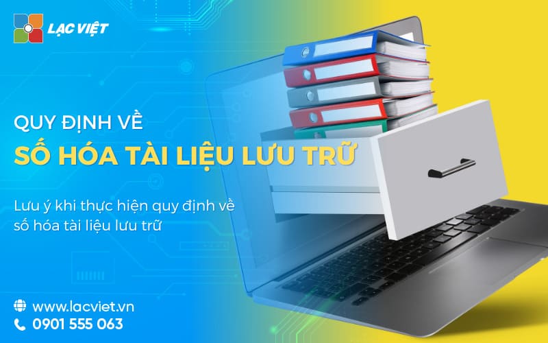 quy định về số hóa tài liệu lưu trữ