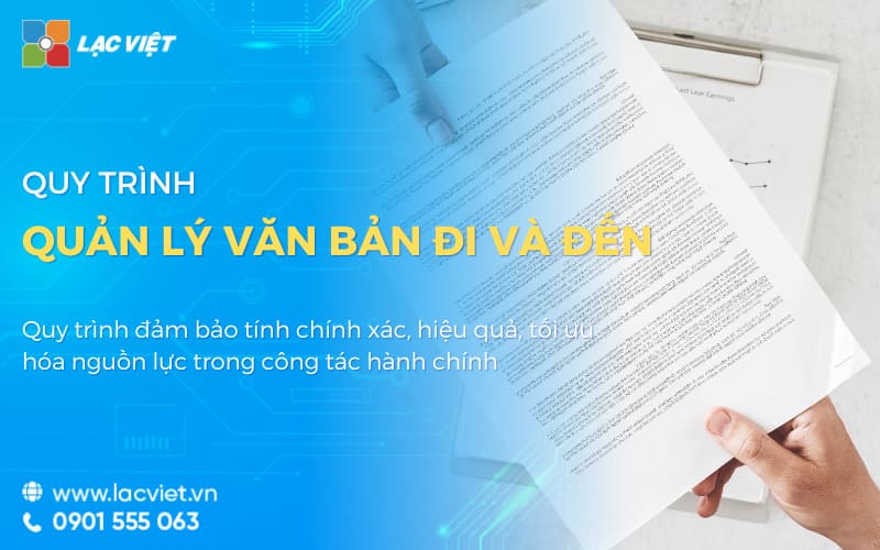 quy trình quản lý văn bản đi và đến