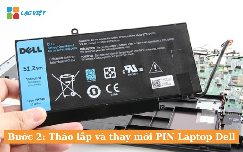 thay pin laptop Dell bao nhiêu tiền