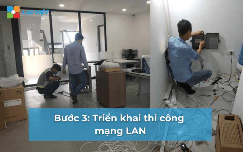 thi công mạng LAN nội bộ