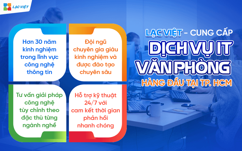 Dịch vụ IT văn phòng HCM cho doanh nghiệp