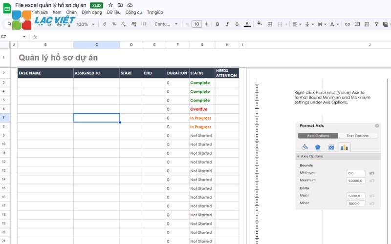 file excel quản lý hồ sơ miễn phí