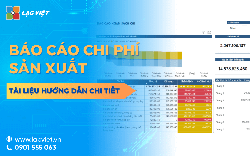 Báo cáo chi phí sản xuất – hướng dẫn chi tiết cho doanh nghiệp