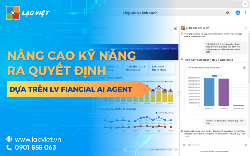 Nâng cao kỹ năng ra quyết định dựa trên Financial AI Agent từ Lạc Việt