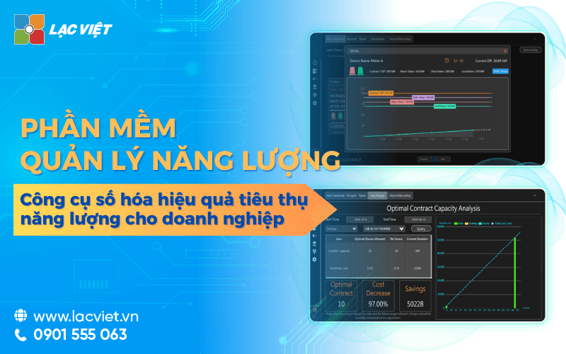 Phần mềm quản lý năng lượng số hóa hiệu quả tiêu thụ năng lượng cho doanh nghiệp
