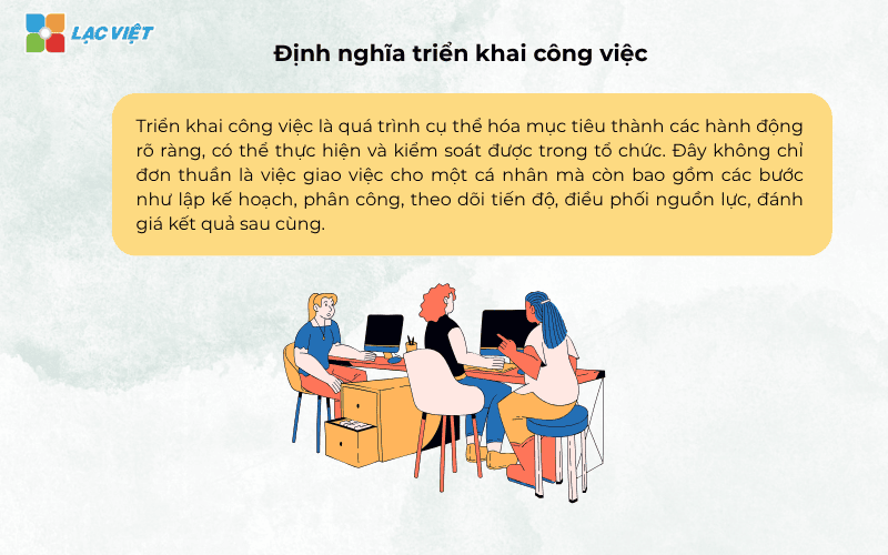 Định nghĩa triển khai công việc