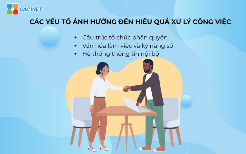 Các yếu tố ảnh hưởng đến hiệu quả xử lý công việc