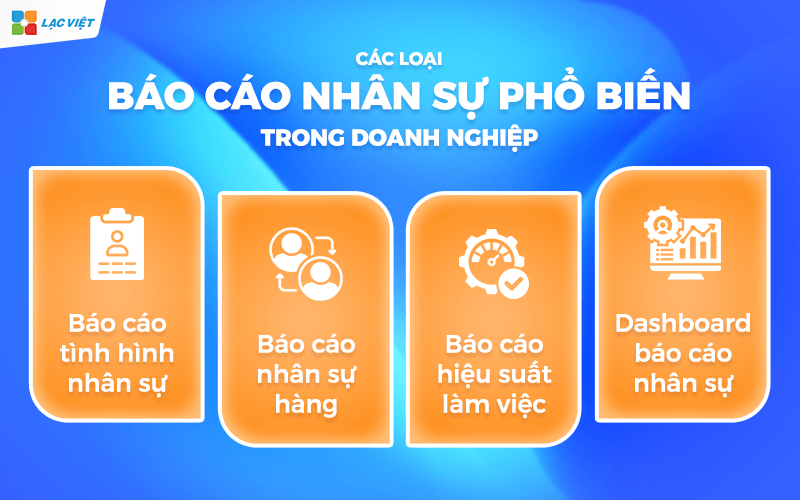 Phân loại báo cáo nhân sự phổ biến trong doanh nghiệp