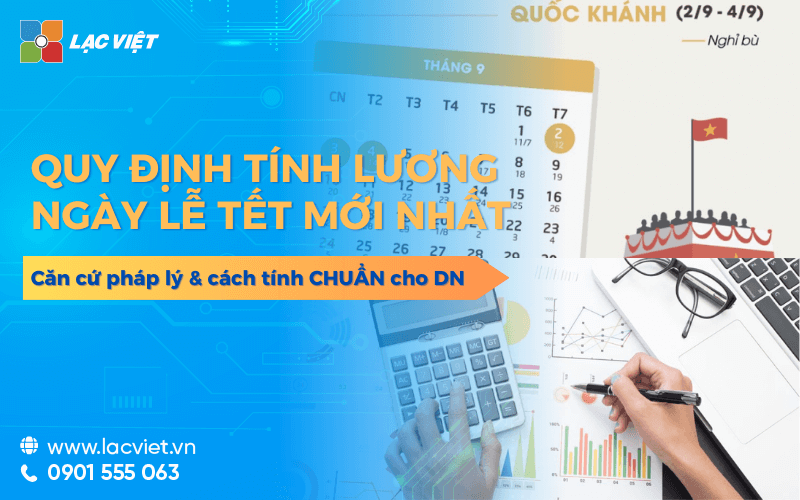 Quy định tính lương ngày lễ tết: Căn cứ pháp lý & cách tính CHUẨN