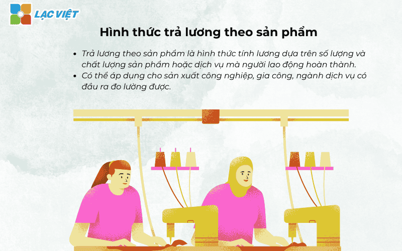 Hình thức trả lương phổ biến