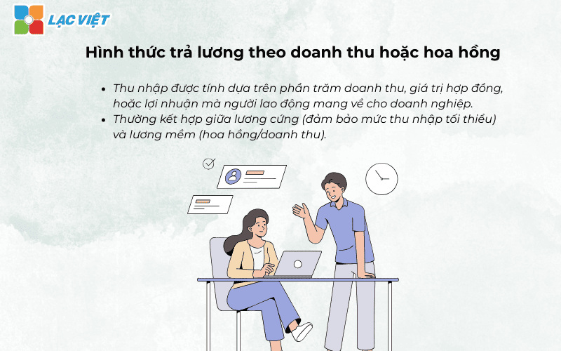 Hình thức trả lương phổ biến