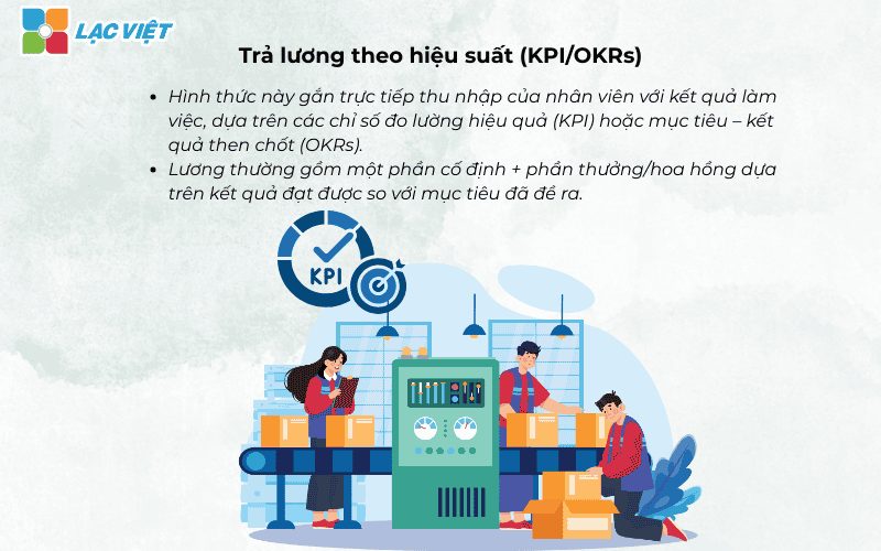 Hình thức trả lương phổ biến