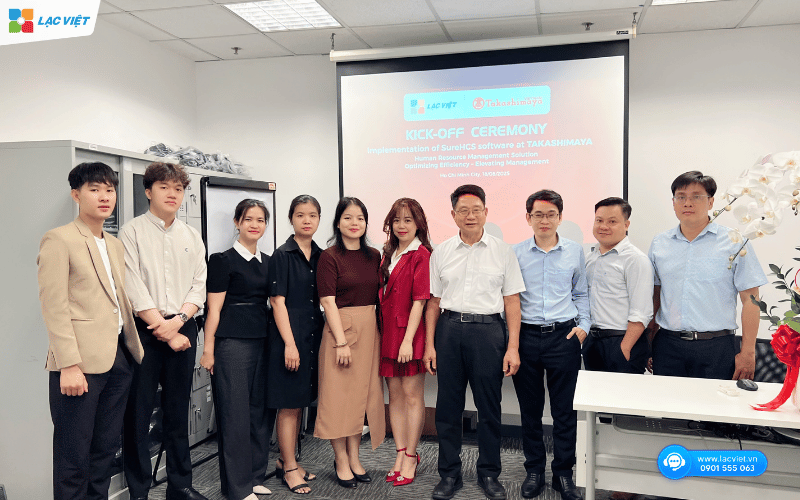 Lạc Việt cam kết đồng hành cùng Takashimaya trong suốt quá trình triển khai và vận hành hệ thống