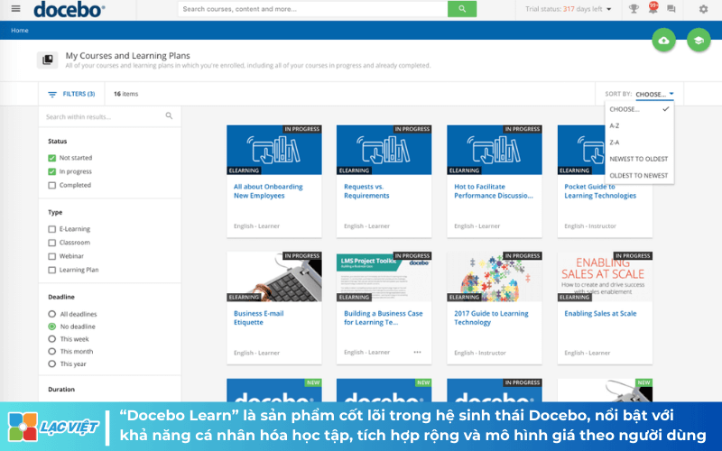 Phần mềm đào tạo nội bộ