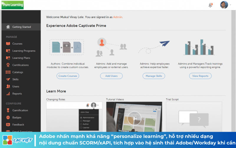 Phần mềm đào tạo nội bộ