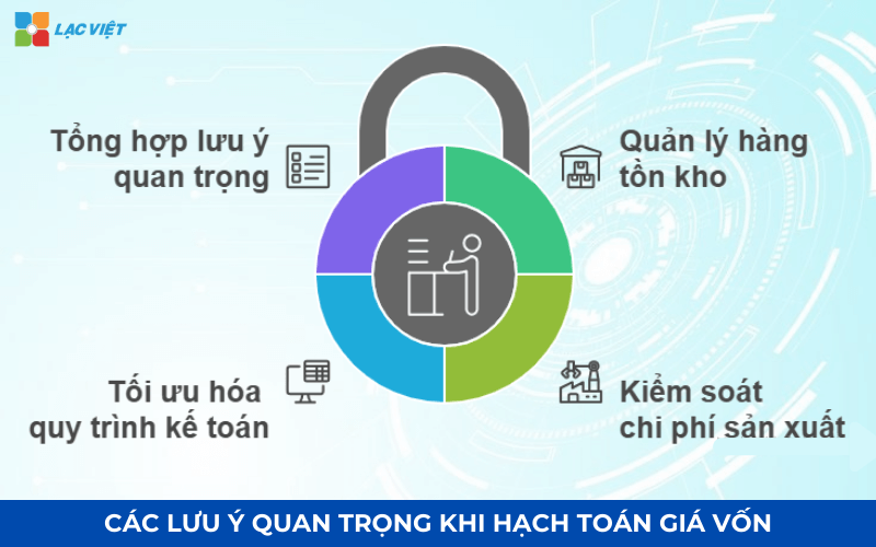 Các lưu ý quan trọng khi hạch toán giá vốn hàng bán