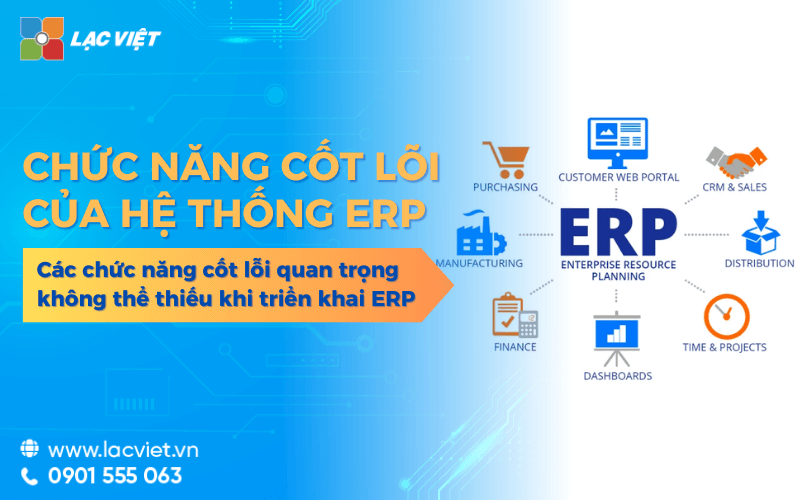 10 Chức năng của ERP cốt lõi giúp doanh nghiệp quản trị hiệu quả