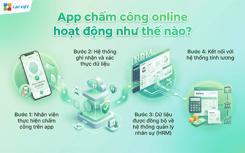 App chấm công online
