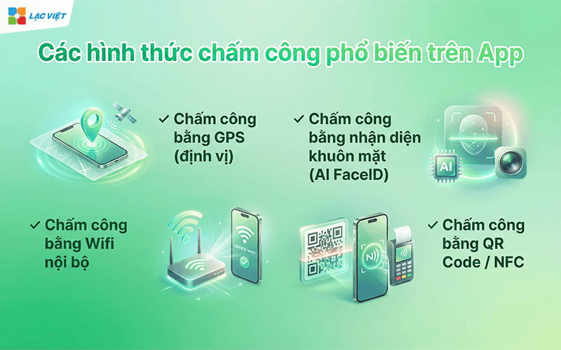 App chấm công online