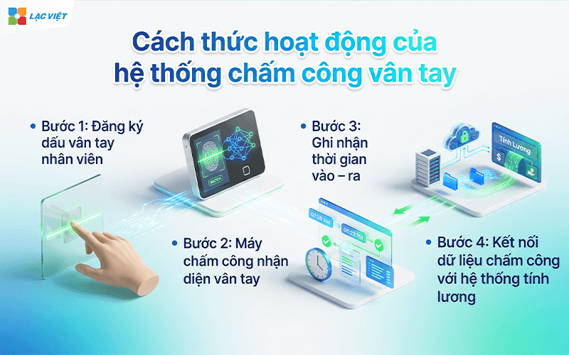  hệ thống chấm công vân tay
