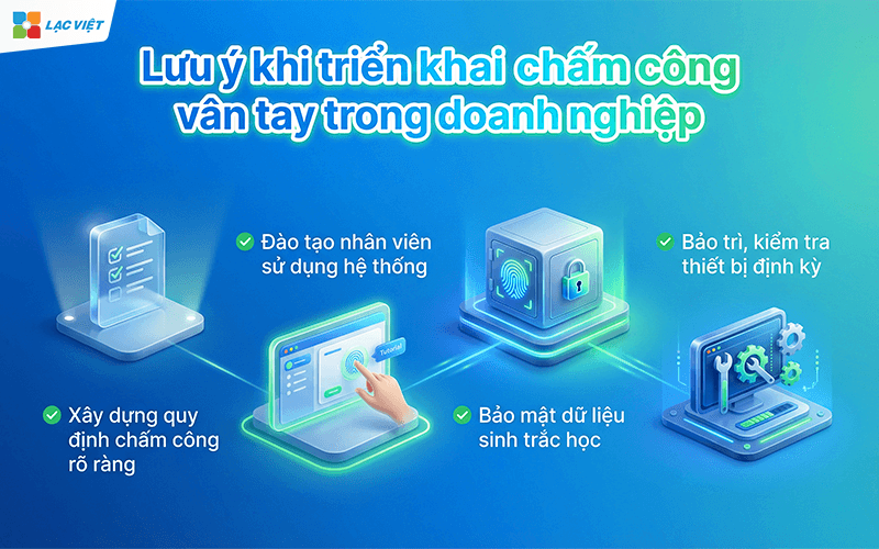  hệ thống chấm công vân tay