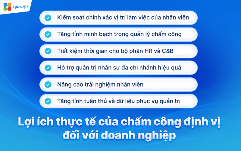 Chấm công định vị