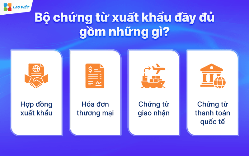 Bộ chứng từ xuất khẩu đầy đủ gồm những gì?