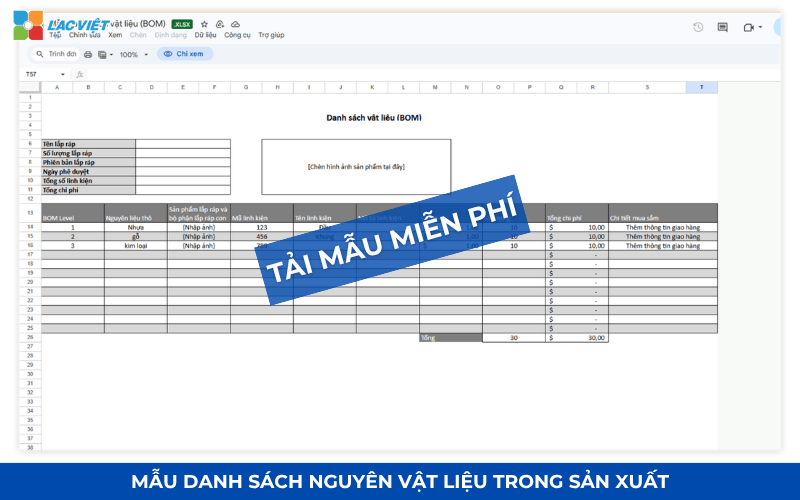 Báo cáo sản xuất