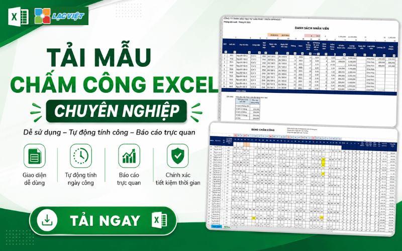 Mẫu file quản lý nhân sự bằng excel