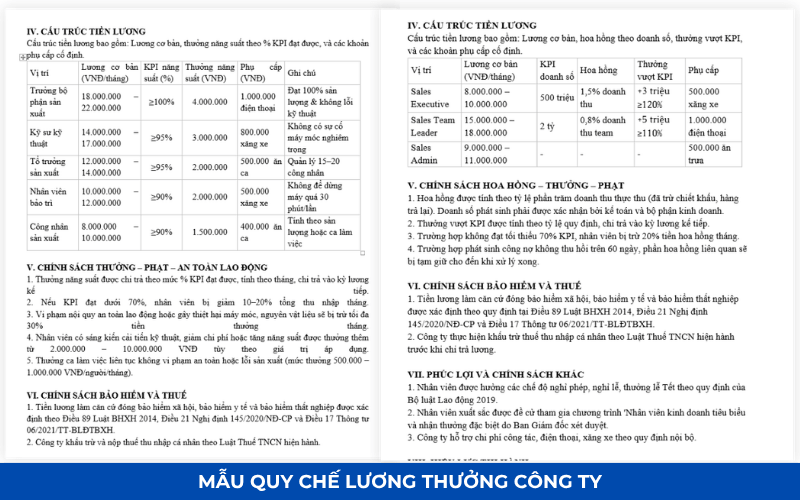 Mẫu file quản lý nhân sự bằng excel