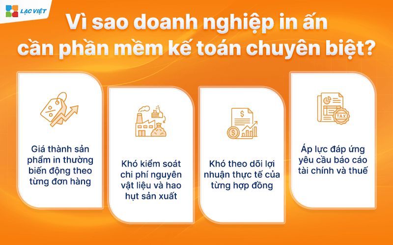 Vì sao doanh nghiệp in ấn cần phần mềm kế toán chuyên biệt?
