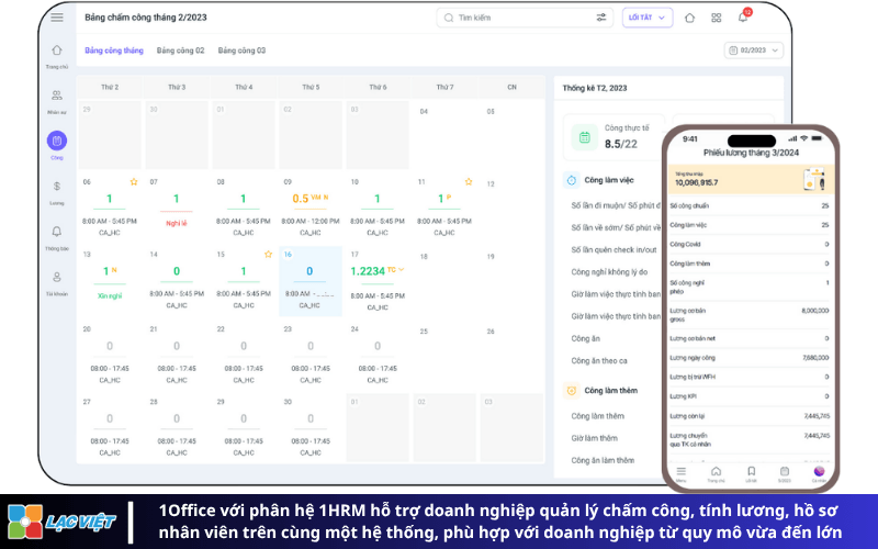 App chấm công online