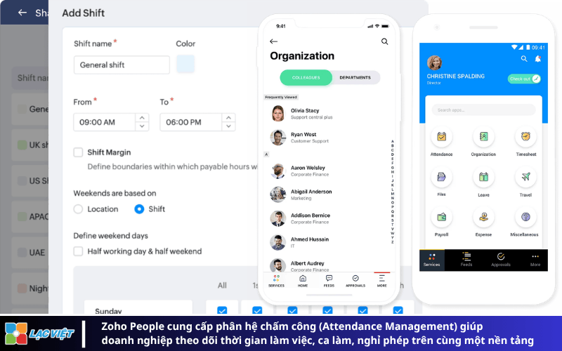 App chấm công online