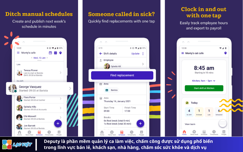 App chấm công online