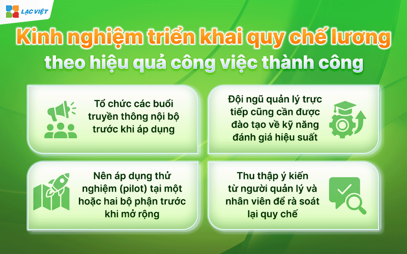 lương theo hiệu quả công việc