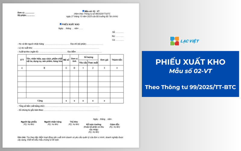 Chứng từ kế toán kho