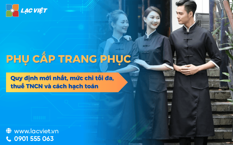 Phụ cấp trang phục: Quy định mới nhất, mức chi tối đa, thuế TNCN và cách hạch toán 