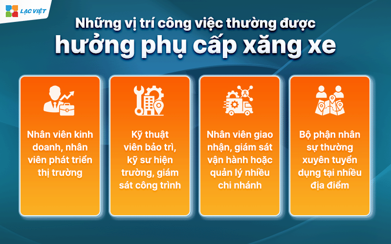 phụ cấp xăng xe