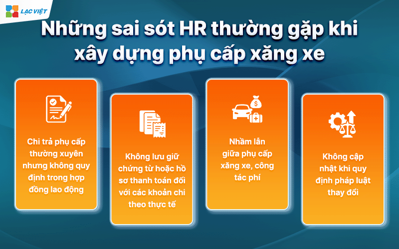 phụ cấp xăng xe