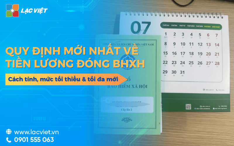 Tiền lương đóng BHXH 2026: Cách tính, mức tối thiểu và tối đa mới nhất 