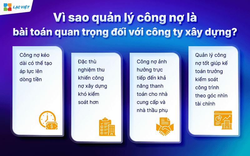 kế toán công nợ công ty xây dựng