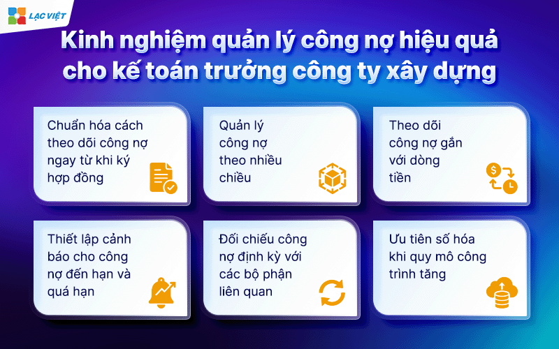 kế toán công nợ công ty xây dựng